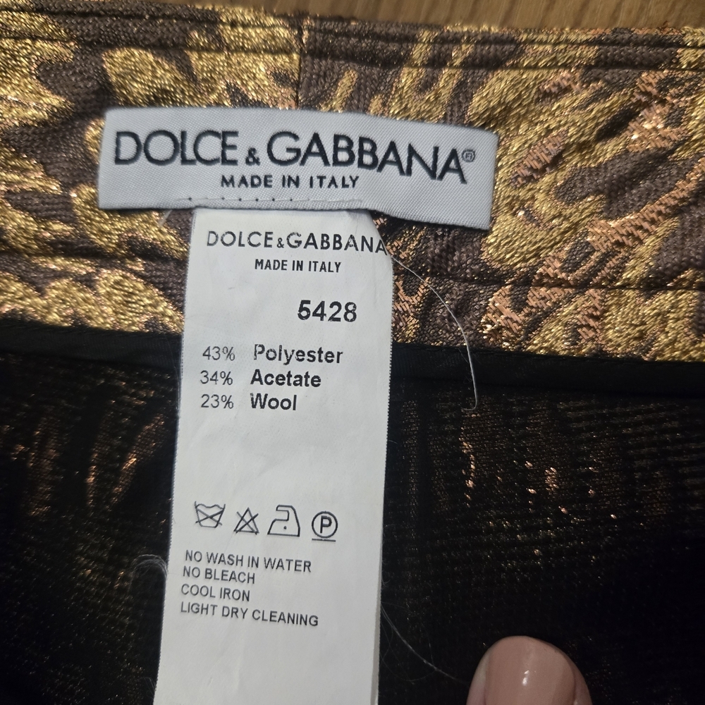 Dolce & Gabbana Brocade metallic textured trouser - Picture 7 of 15